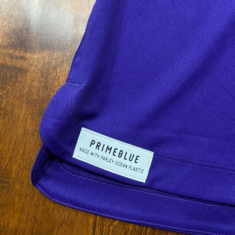 Adidas Women's Prime Polo Purple Athletic Top Primeblue Size Small NWT - Picture 4 of 8